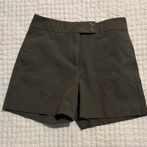 White House Black Market Dark Brown High Waist Shorts